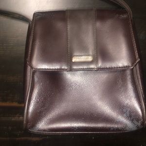 Brown Liz Claiborne crossbody bag with adjustable straps